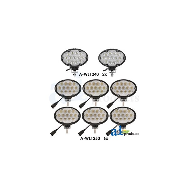 Light Kit, LED, 8 Lights 0" x0" x0"